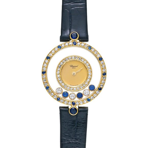 CHOPARD Happy Diamond 20/4191 Champagne/diamond Ladies Watches quartz Used Ginzo - Picture 1 of 6
